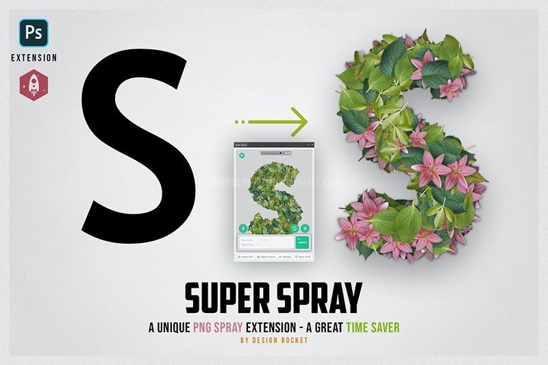 SuperSpray：PS超级填充插件汉化版